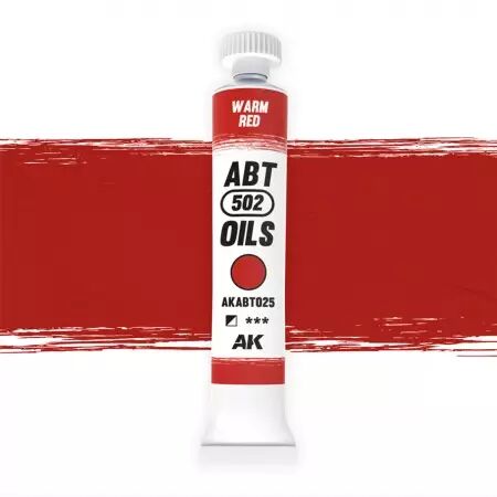 AK Interactive - ABT 502 Oil - Warm Red