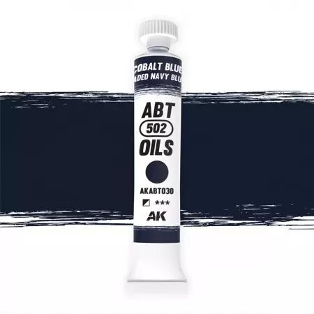 AK Interactive - ABT 502 Oil - Cobalt Blue - Faded Navy Blue