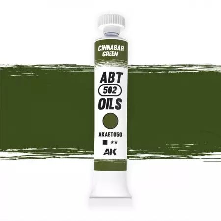 AK Interactive - ABT 502 Oil - Cinnabar Green