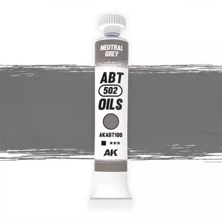 AK Interactive - ABT 502 Oil - Neutral Grey