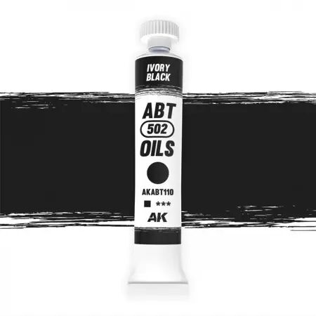 AK Interactive - ABT 502 Oil - Ivory Black