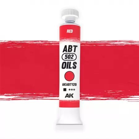 AK Interactive - ABT 502 Oil - Red