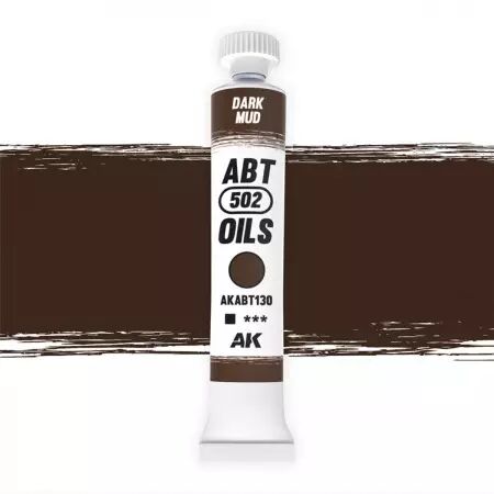 AK Interactive - ABT 502 Oil - Dark Mud