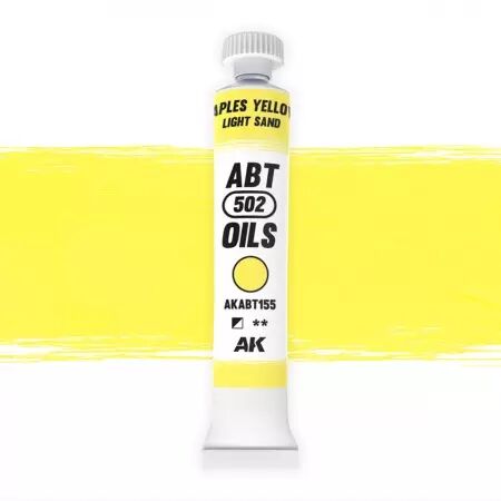 AK Interactive - ABT 502 Oil - Naples Yellow - Light Sand