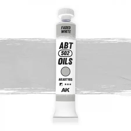 AK Interactive - ABT 502 Oil - Faded White