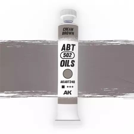 AK Interactive - ABT 502 Oil - Cream Brown