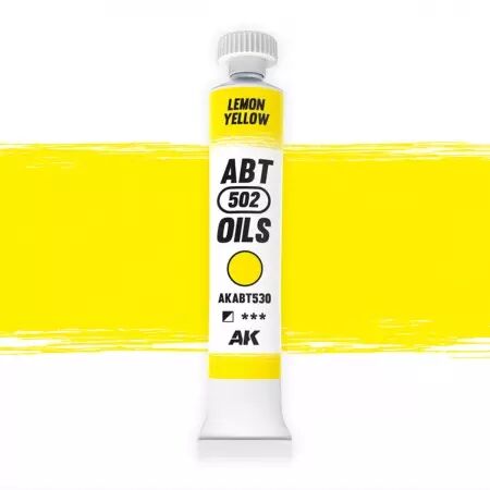 AK Interactive - ABT 502 Oil - Lemon Yellow