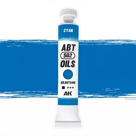 AK Interactive - ABT 502 Oil - Cyan