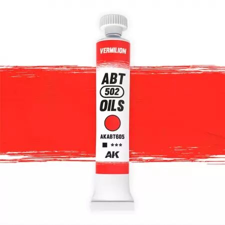 AK Interactive - ABT 502 Oil - Vermilion