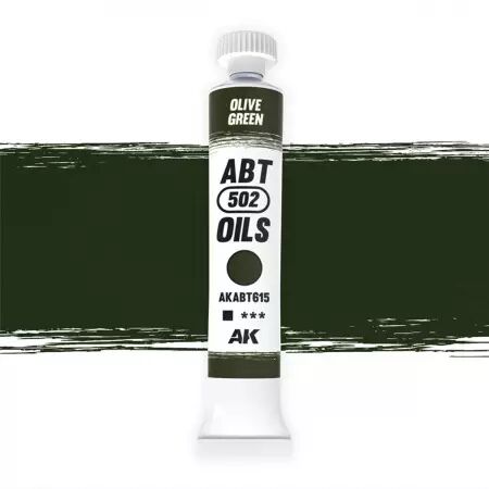 AK Interactive - ABT 502 Oil - Olive Green