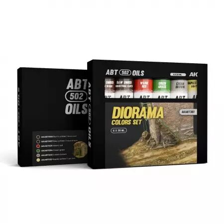 Ak Interactive Paint set : Diorama Colors Set - Abt 502 Oils