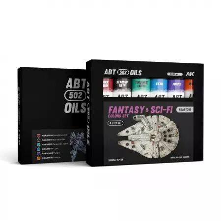 Ak Interactive Paint set : Fantasy & Sci-Fi Colors Set - Abt 502 Oils