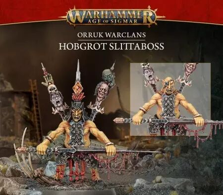 Orruks Warclans : Boss Egorgeur Hobgrot - Warhammer Age of Sigmar