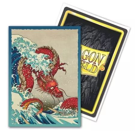 100 Matte Dual Art Sleeves - Great Wave - Standard Size