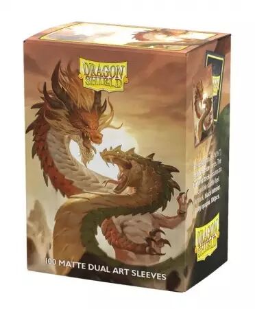 100 Matte Dual Art Sleeves - Wood Snake - Standard Size