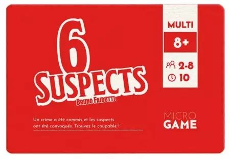 6 Suspects (MicroGame 29) - Bruno Faidutti - Matagot