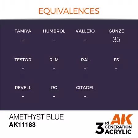 AK Interactive - 3rd Gen - Amethyst Blue 17ml