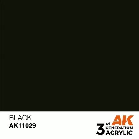 AK Interactive - 3rd Gen - Black 17ml