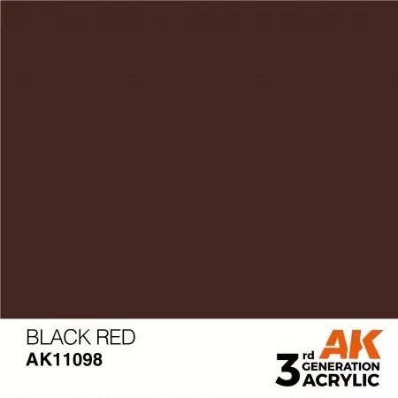 AK Interactive - 3rd Gen - Black Red 17ml