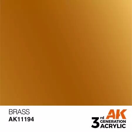 AK Interactive - 3rd Gen - Brass 17ml