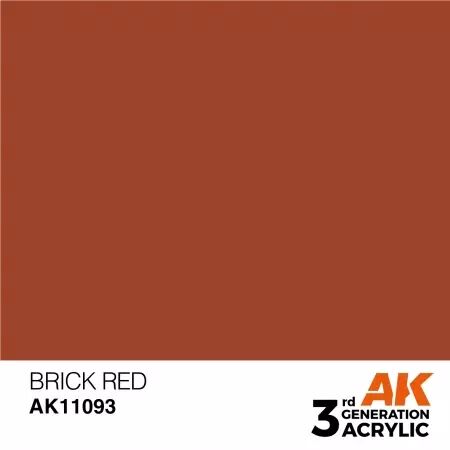 AK Interactive - 3rd Gen - Brick Red 17ml