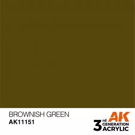 AK Interactive - 3rd Gen - Brownish Green 17ml