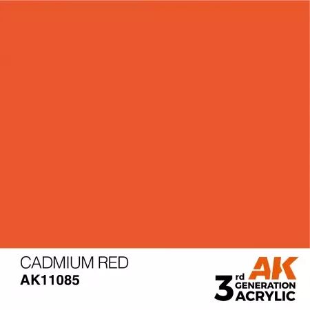 AK Interactive - 3rd Gen - Cadmium Red 17ml