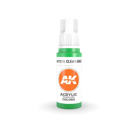 AK Interactive - 3rd Gen - Clear Green 17ml