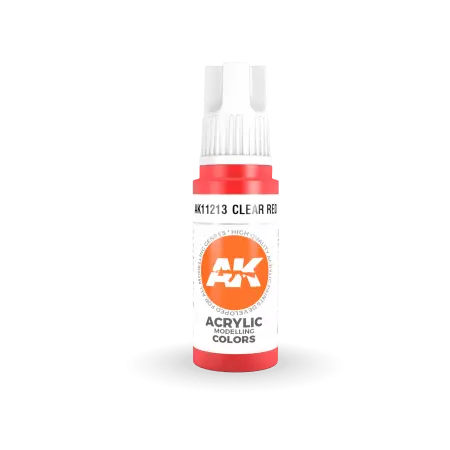 AK Interactive - 3rd Gen - Clear Red 17ml