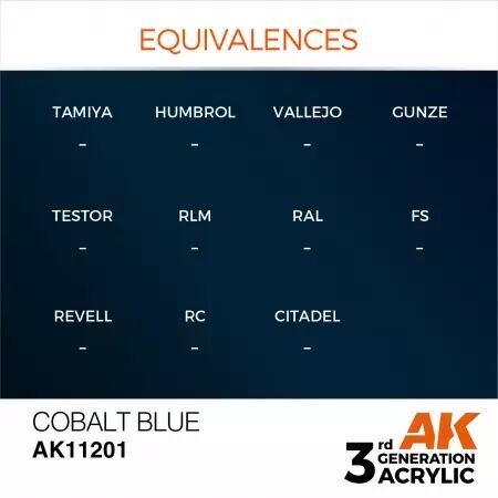 AK Interactive - 3rd Gen - Cobalt Blue 17ml