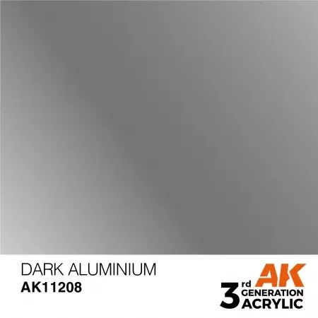 AK Interactive - 3rd Gen - Dark Aluminium 17ml