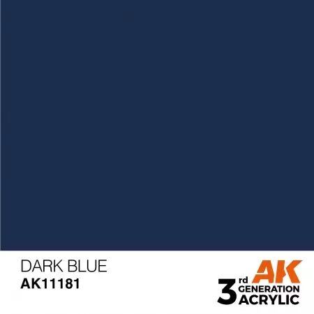 AK Interactive - 3rd Gen - Dark Blue 17ml