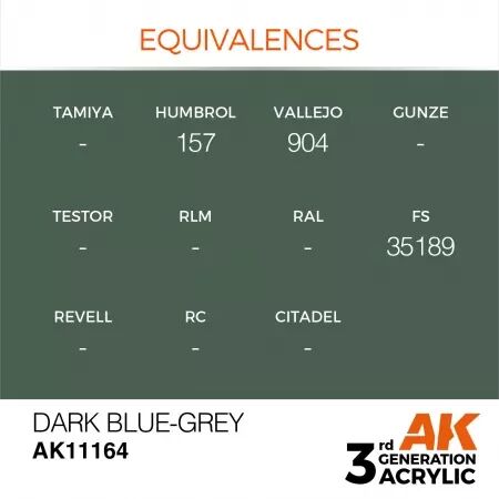 AK Interactive - 3rd Gen - Dark Blue-Grey 17ml