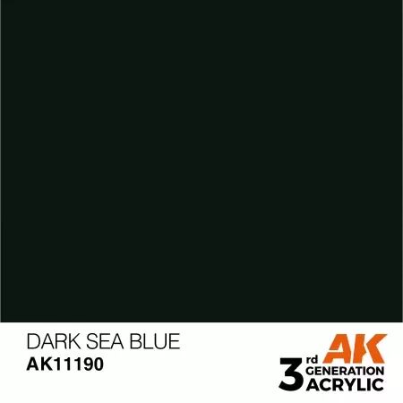 AK Interactive - 3rd Gen - Dark Sea Blue 17ml