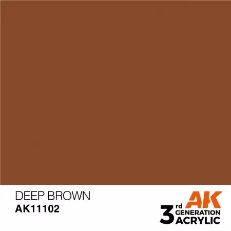 AK Interactive - 3rd Gen - Deep Brown 17ml