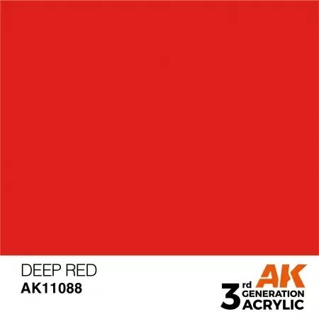 AK Interactive - 3rd Gen - Deep Red 17ml