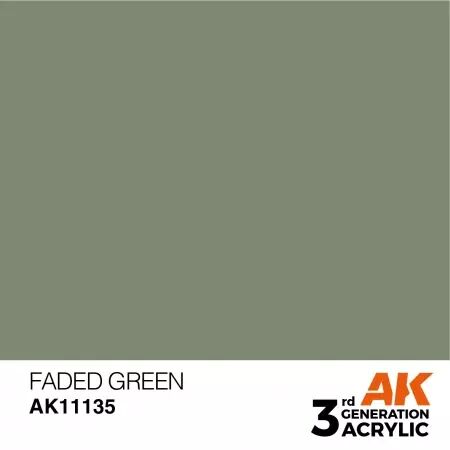 AK Interactive - 3rd Gen - Faded Green 17ml