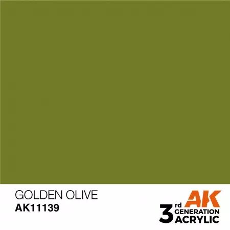 AK Interactive - 3rd Gen - Golden Olive 17ml