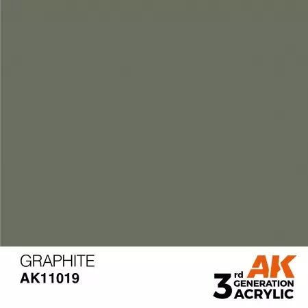 AK Interactive - 3rd Gen - Graphite 17ml