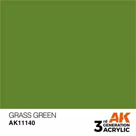 AK Interactive - 3rd Gen - Grass Green 17ml