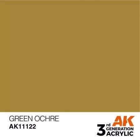 AK Interactive - 3rd Gen - Green Ocher 17ml