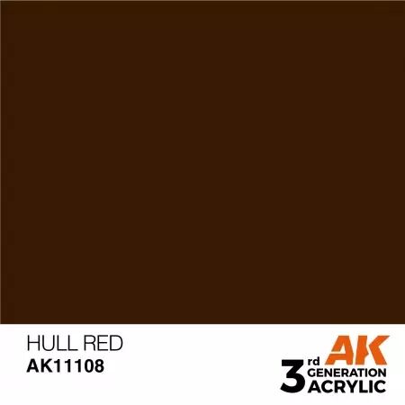 AK Interactive - 3rd Gen - Hull Red 17ml