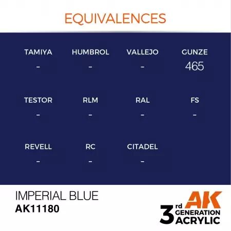 AK Interactive - 3rd Gen - Imperial Blue 17ml