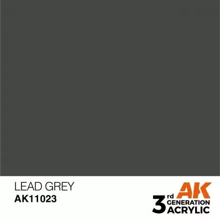 AK Interactive - 3rd Gen - Lead Grey 17ml