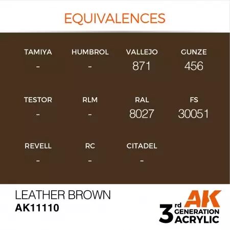 AK Interactive - 3rd Gen - Leather Brown 17ml