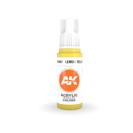 AK Interactive - 3rd Gen - Lemon Yellow 17ml