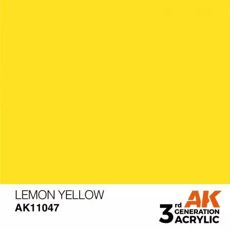 AK Interactive - 3rd Gen - Lemon Yellow 17ml