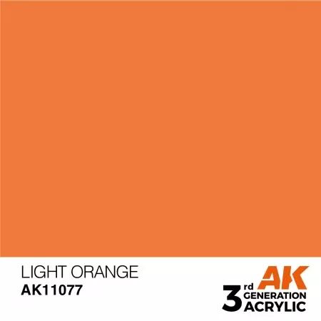 AK Interactive - 3rd Gen - Light Orange 17ml