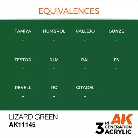 AK Interactive - 3rd Gen - Lizard Green 17ml