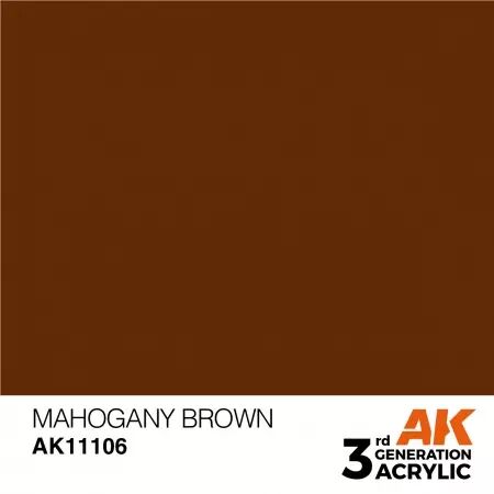 AK Interactive - 3rd Gen - Mahogany Brown 17ml